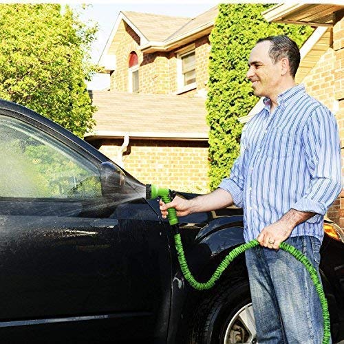 50 Feet Expandable Garden Pipe for Car Washing, Gardens with 7 Adjustable Modes