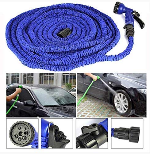 50 Feet Expandable Garden Pipe for Car Washing, Gardens with 7 Adjustable Modes