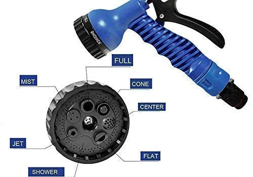 50 Feet Expandable Garden Pipe for Car Washing, Gardens with 7 Adjustable Modes