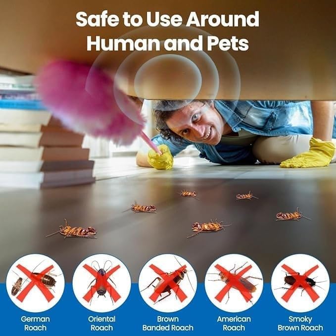 Cockroach Killer for Kitchens, Bathrooms (Pack of 12)