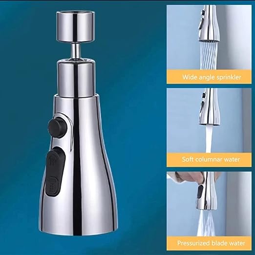 Kitchen Sink Faucet Shower 3 Mode Water Faucet