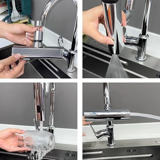 360° Swivelling Waterfall Kitchen Faucet