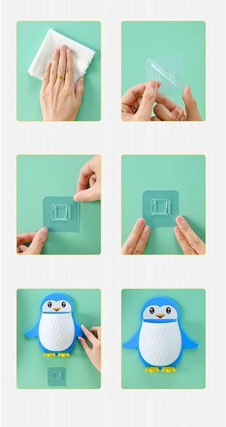 Penguin Wall Mounted Multipurpose Holder