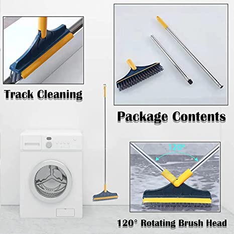 2 In 1 Scrub Cleaning Brush with Soft Scraper
