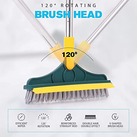 2 In 1 Scrub Cleaning Brush with Soft Scraper