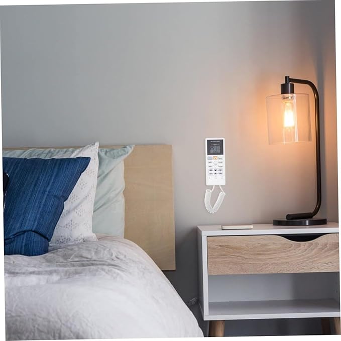 Magnetic Remote Control Holders Wall Mount with Spring Ropes