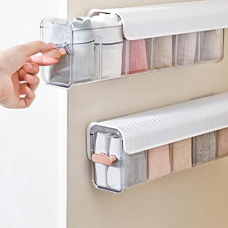 6 slot Wall Mounted Drawer Organizer