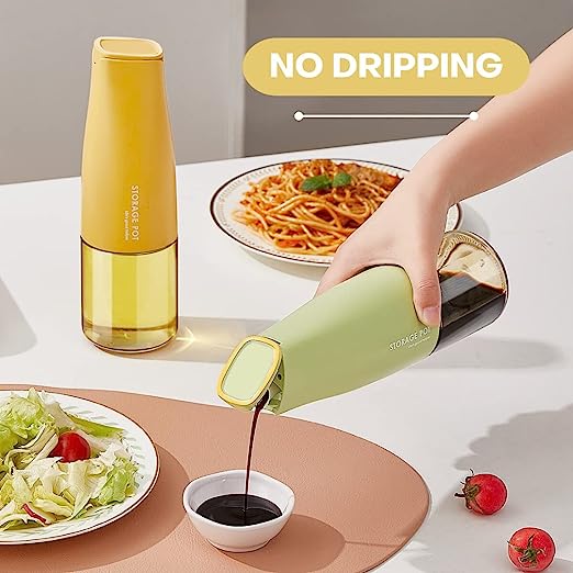 Glass Oil Dispenser Automatic Bottle