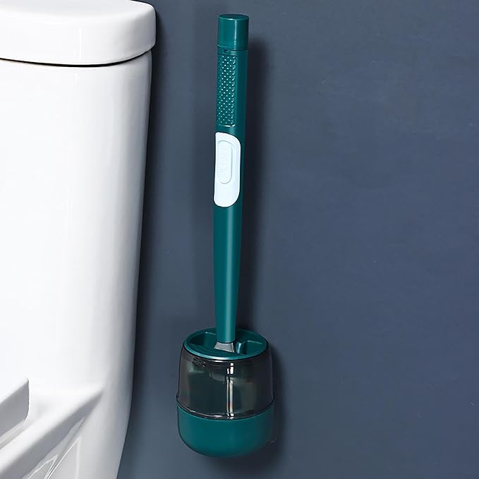 Wall Hanging Silicone Bathroom Cleaning Brush