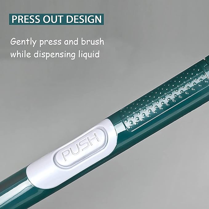 Wall Hanging Silicone Bathroom Cleaning Brush