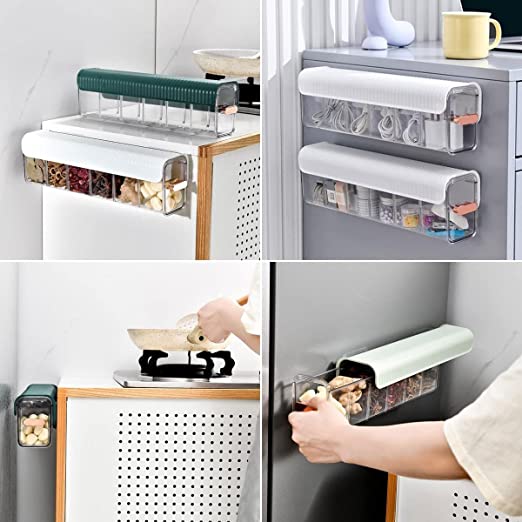 6 slot Wall Mounted Drawer Organizer