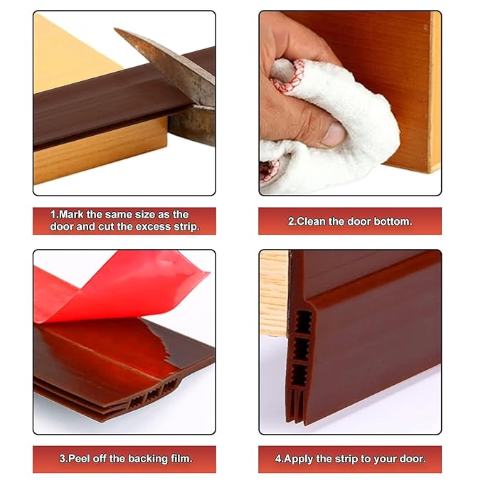 Door Bottom Gap Sealing Strip