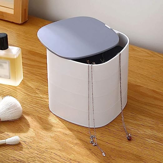 360 Degree Rotating 4 Layer Organizer Box with Mirror