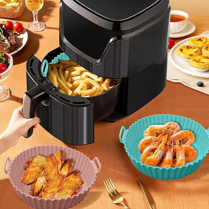 Silicone Air Fryer Basket ( 2 Piece Big size)