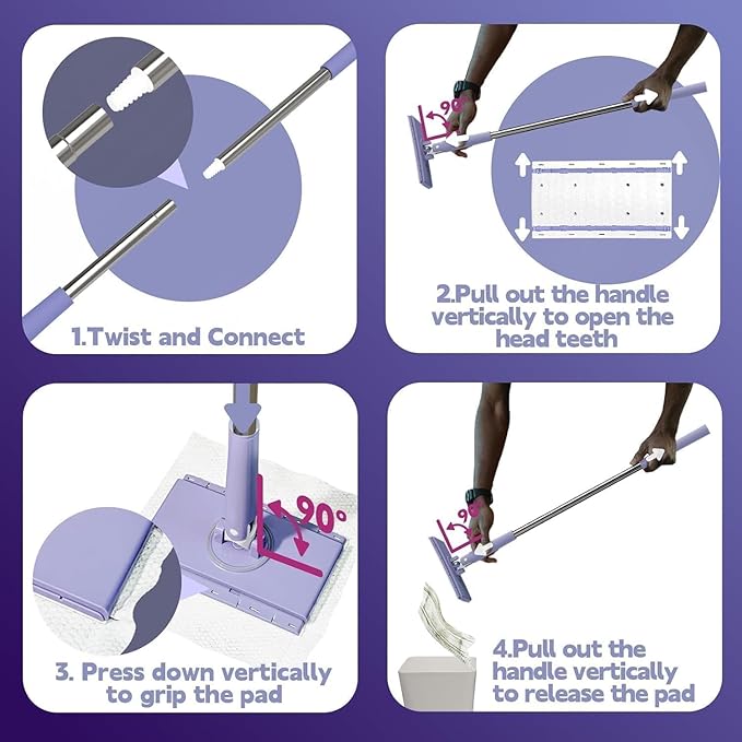 Automatic Cloth Changing Mini Mop