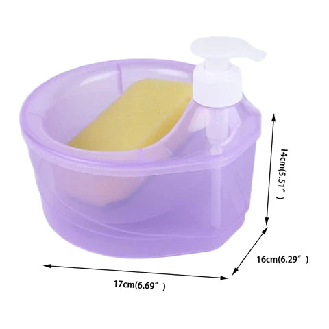 Double Layer Round Liquid soap Dispenser