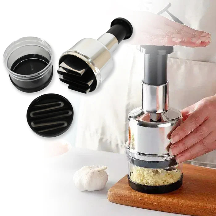 Stainless steel blade Multifunctional vegetable hand chopper