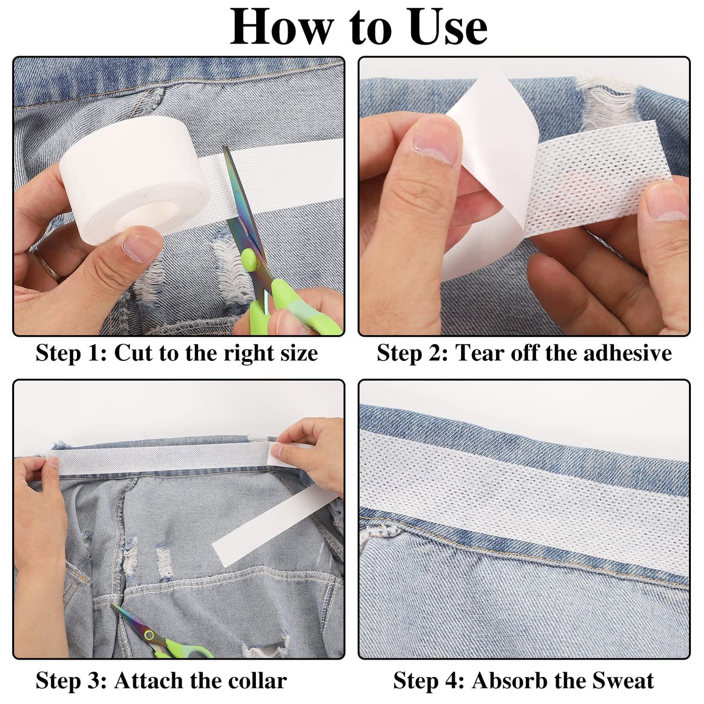 Self-adhesive Sweat Pads tape