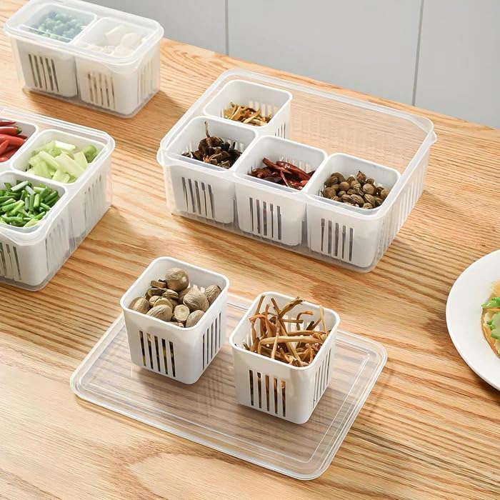 Compartment Fridge Storage Box