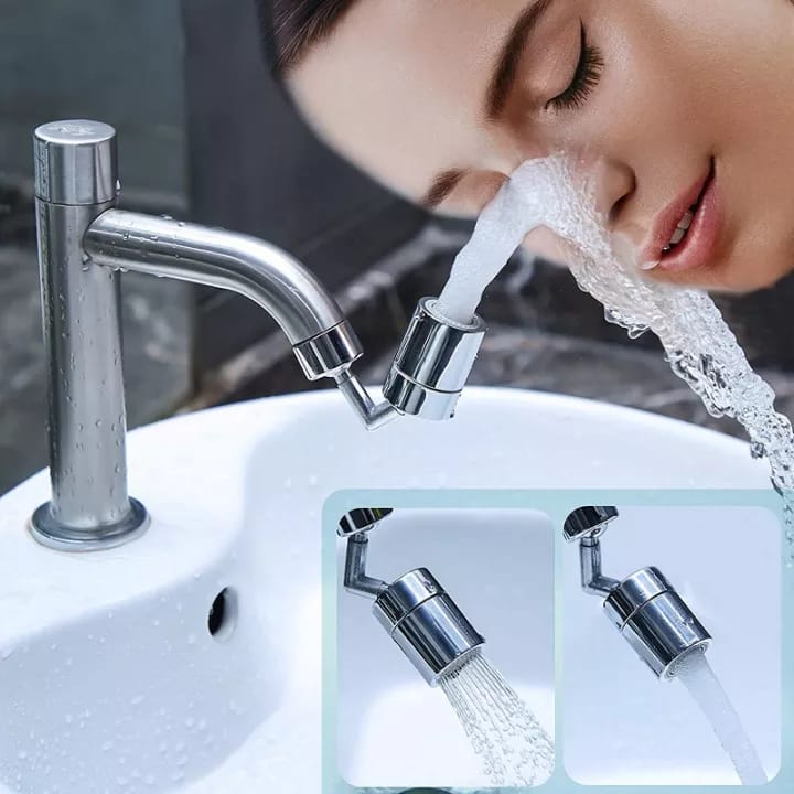 720 Degree Large Angle Swivel Filter Faucet Splash