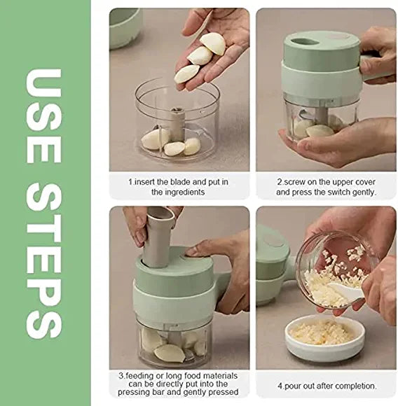 Wireless Food Processor, chopper vegetable cutter