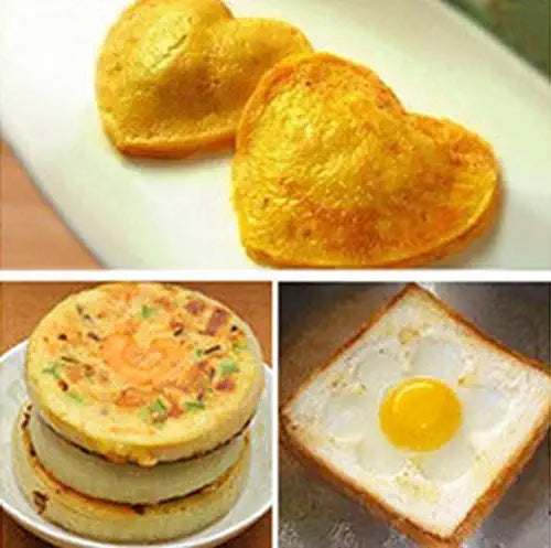 4pcs Stainless Steel Omelette Mould