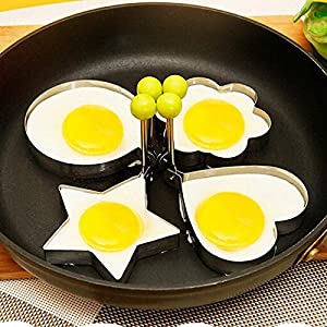 4pcs Stainless Steel Omelette Mould