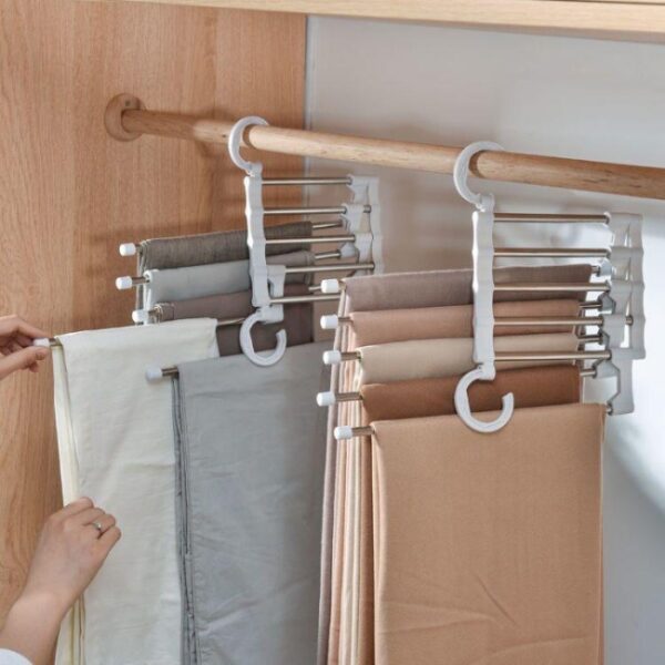 5 IN 1 Stainless Steel Wardrobe Magic Hanger