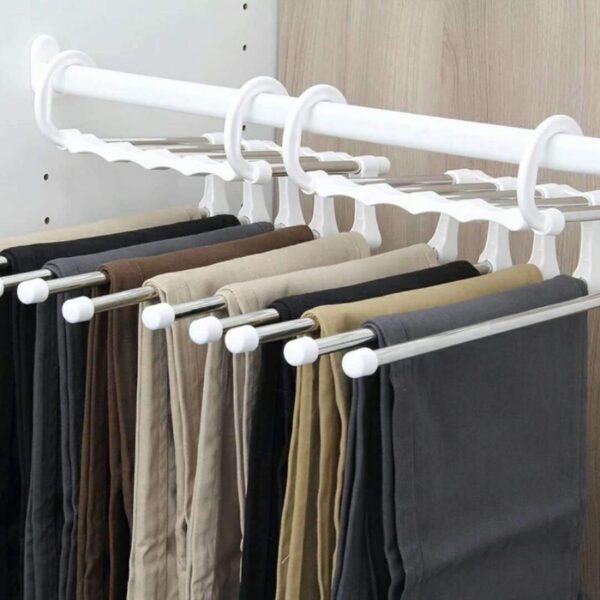 5 IN 1 Stainless Steel Wardrobe Magic Hanger