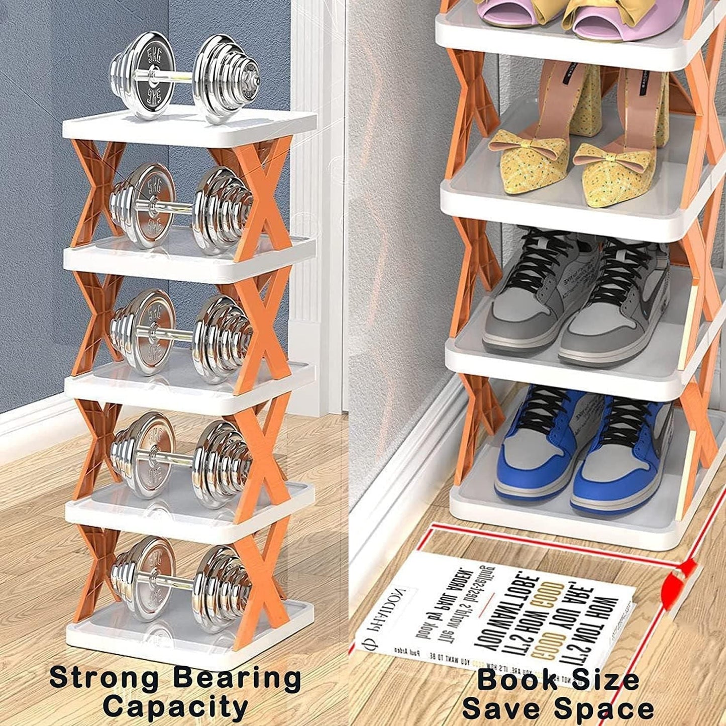 Shoe Rack 5 Layer Shoes Organizer (Multicolor)
