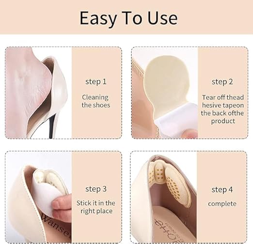Butterfly Heel Pads for Shoes