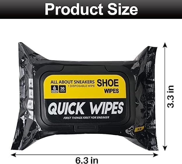 Sneaker & Shoe Cleaner Wipes - 1 Packs of 80 wipes
