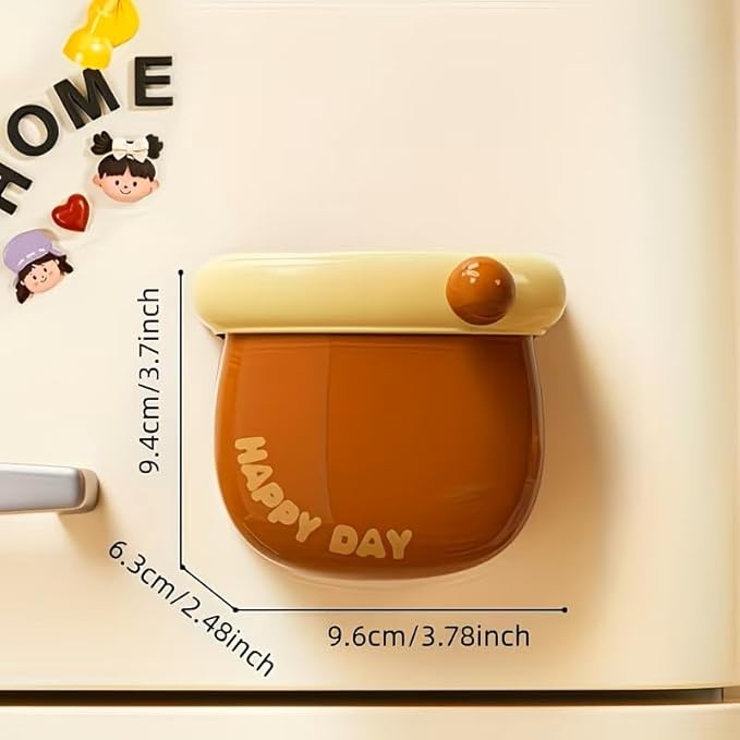 Happy Day Magnetic Wall Mounted Storage Organizer Box