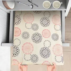 Yellow Weaves PVC Kitchen Mat (45cm X 10 Meters Roll, Multi Flakes)