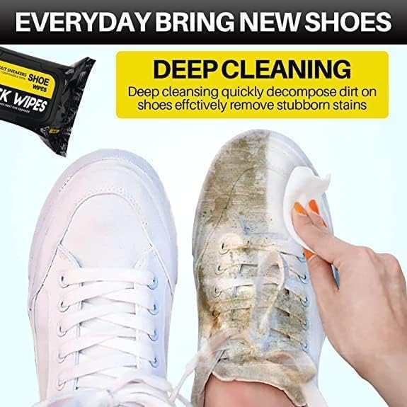 Sneaker & Shoe Cleaner Wipes - 1 Packs of 80 wipes