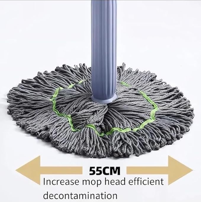 Microfiber Green Mop Wet and Dry for Bathroom, Office, Home Use