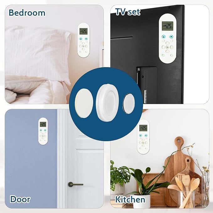 Strong Magnetic Hooks & Self-Adhesive Wall Mount Holders