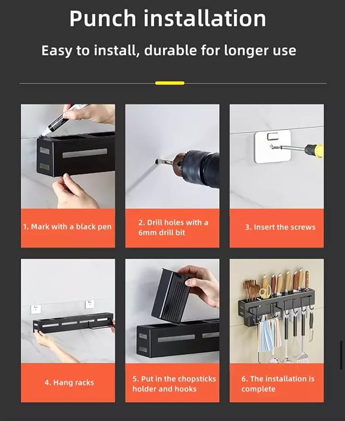 Cutlery Holder Storage Rack