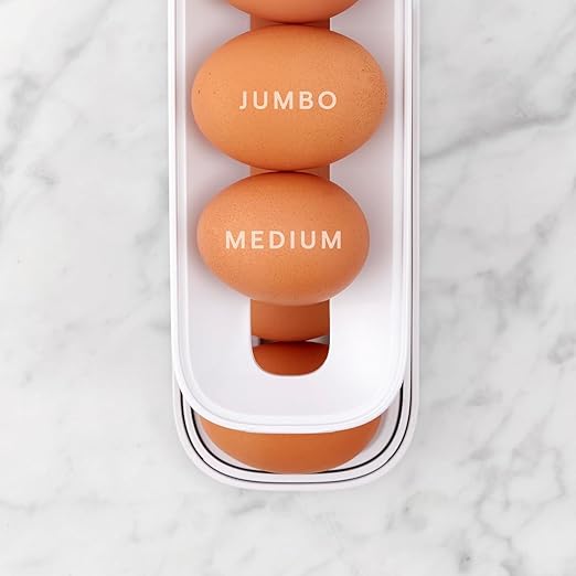 2-Tier Rolling Egg Dispenser for 12-14 Eggs