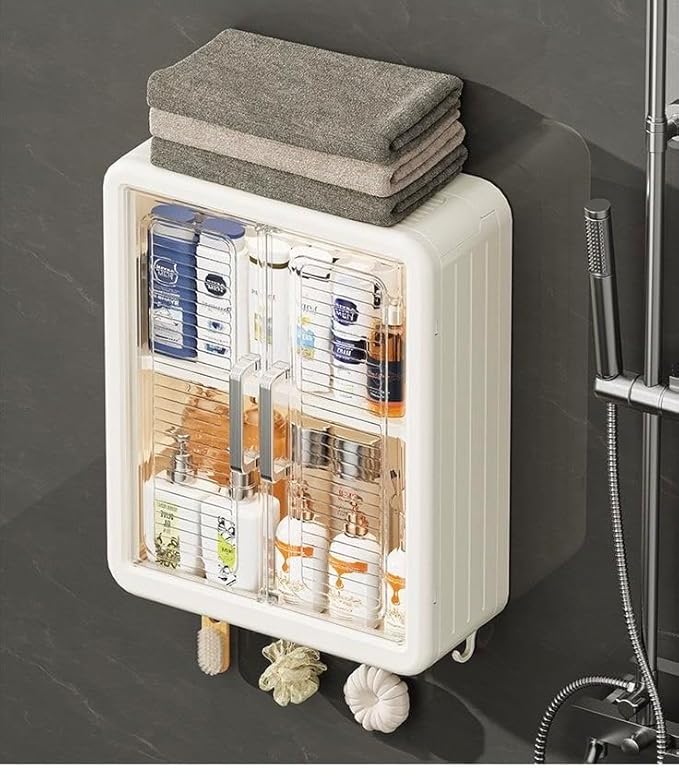 Wall Mounted Storage Cabinet for Bathroom & Kitchen Essentials