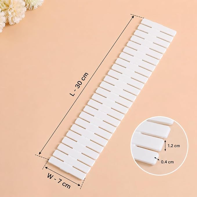 Strips Interlocking Self Assembly Plastic Drawer