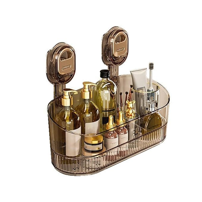 Suction Cup Shower Shelf Storage Rack