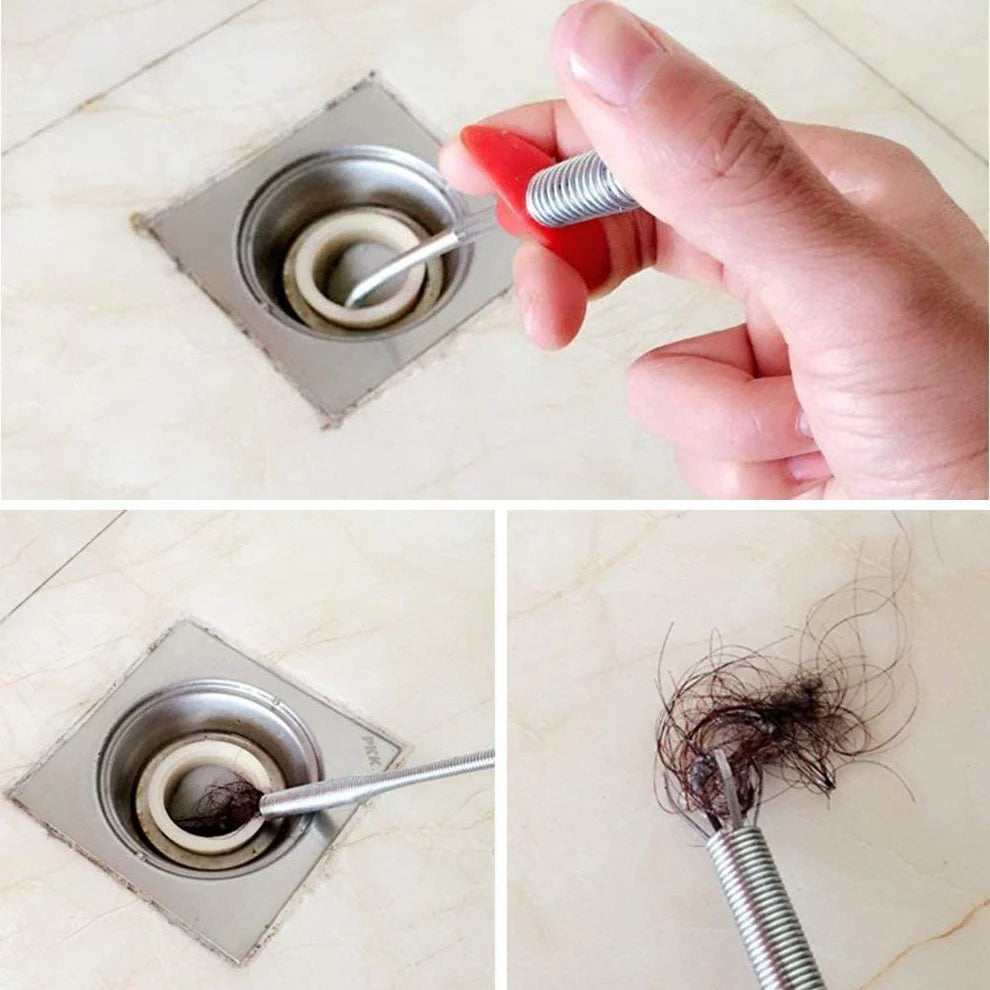Sink Clean Steel Pipe- 360 degree movement( Big size)