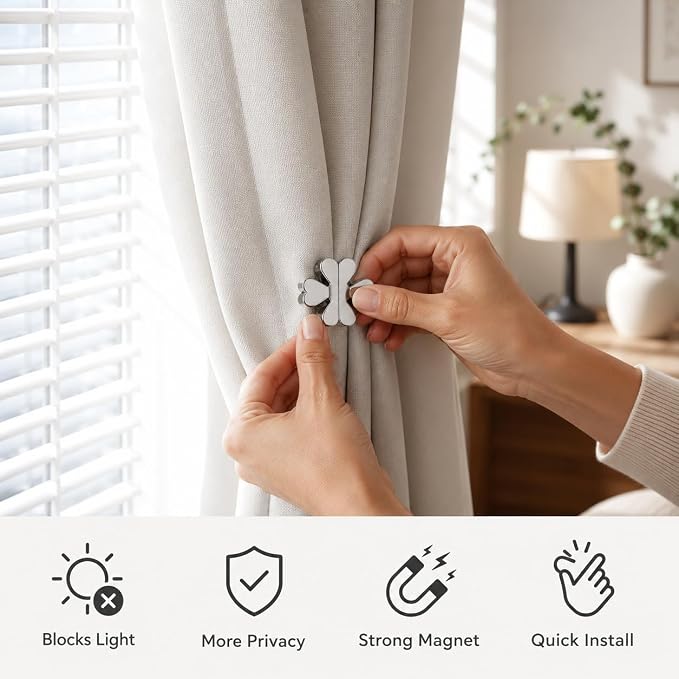 Clover Shape Curtain Holders