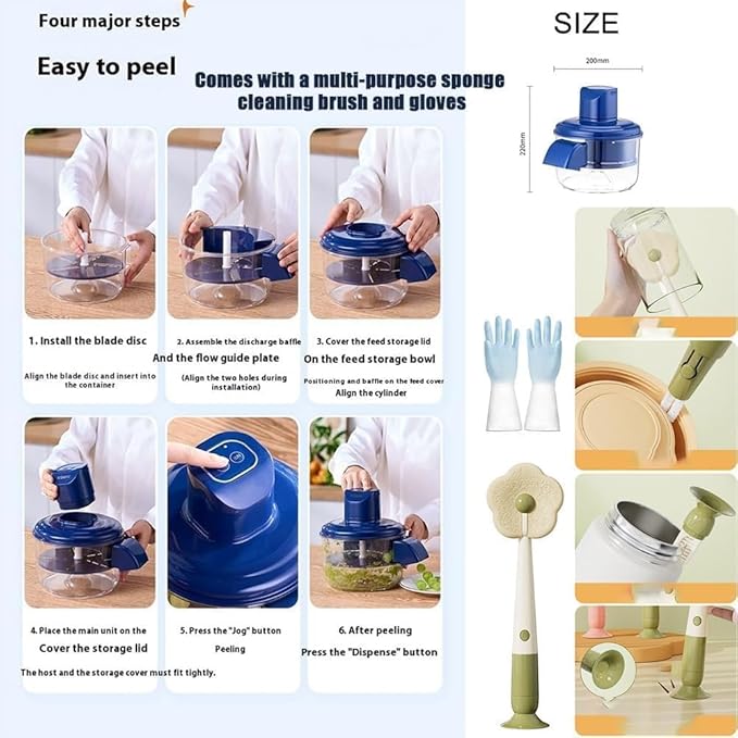 Multipurpose Automatic Fruit & Vegetable Peeler Machine
