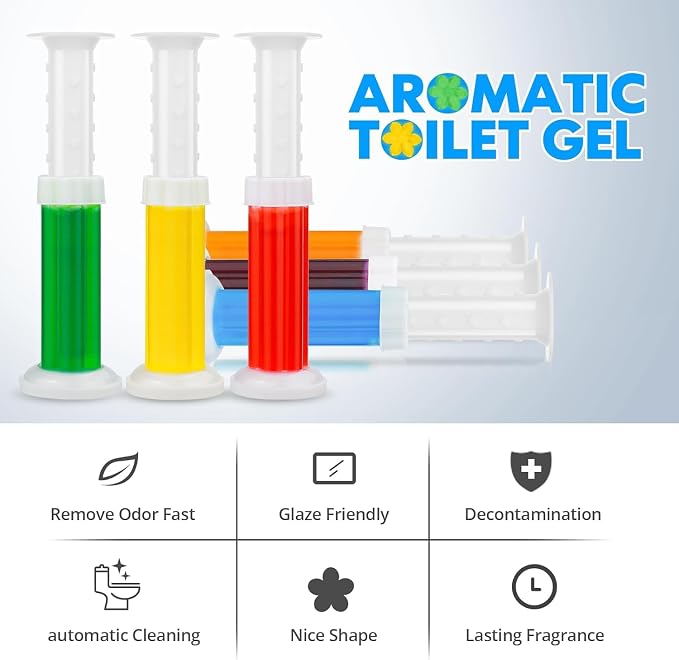 Toilet Gel Stamp Long-Lasting Toilet Bowl Cleaner