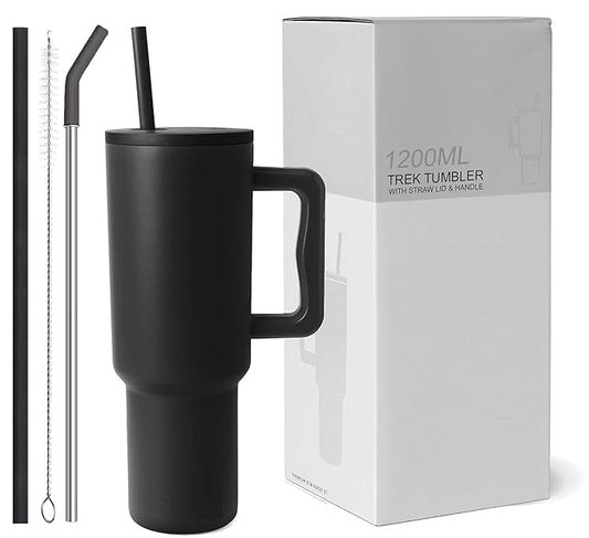 Stainless Steel Tumbler with lid and Straw 1200ML Cup