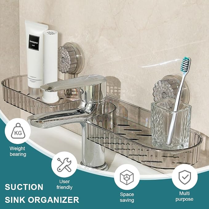 Wall Storage Tray for Wash Basin