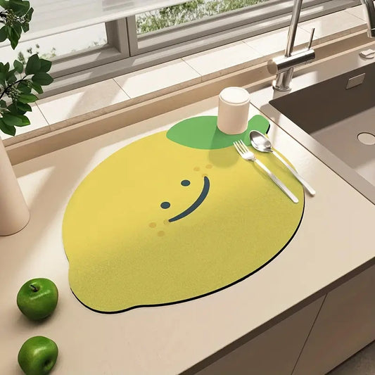 Dish Drying Mat for Kitchen Big size (60*40 cm )-C