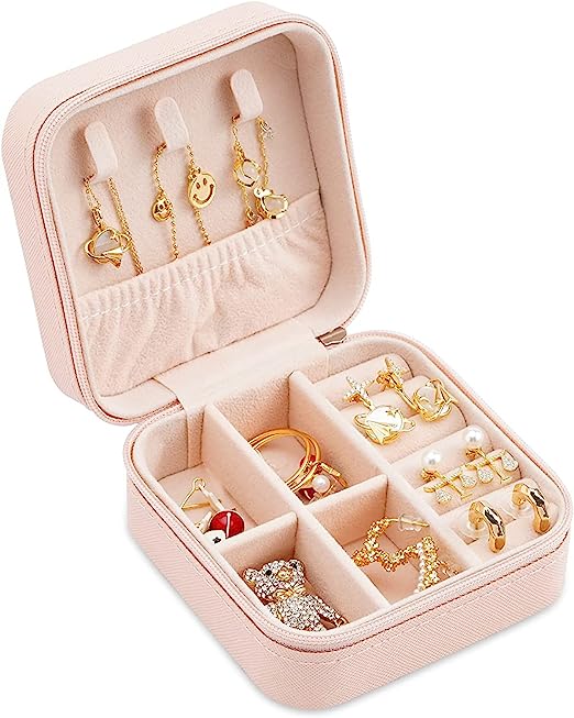 Leather jewellery organisers Box